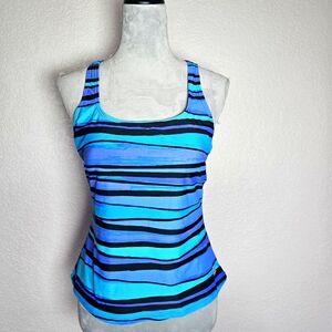 Speedo Tankini Swimsuit Top Women's Quick Dry Full Coverage Swim Top Siz…